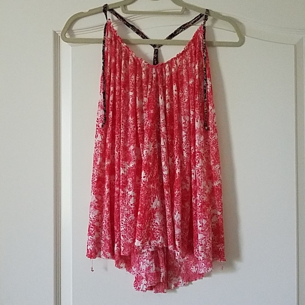 Free people floral spaghetti strap